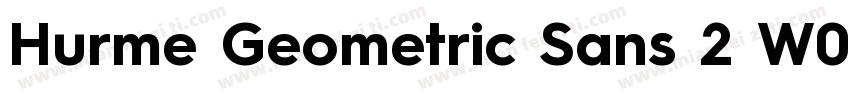 Hurme Geometric Sans 2 W05 Rg字体转换